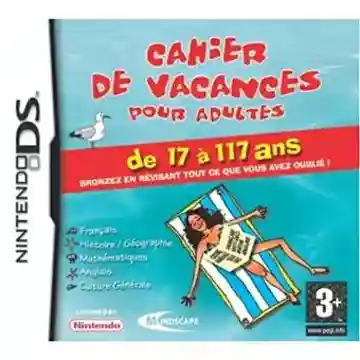 Cahier de Vacances pour Adultes (France)-Nintendo DS